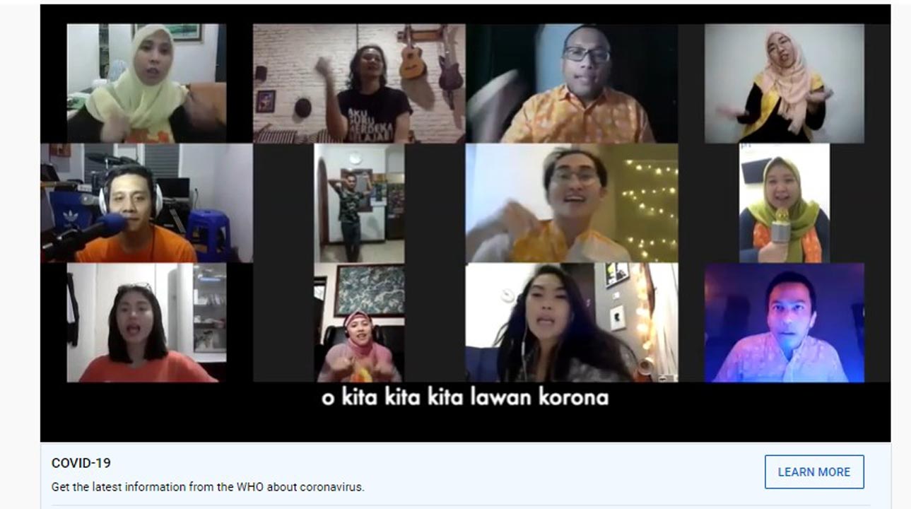 Konser Musik Guru Cikal bertajuk #SekolahLawanCorona