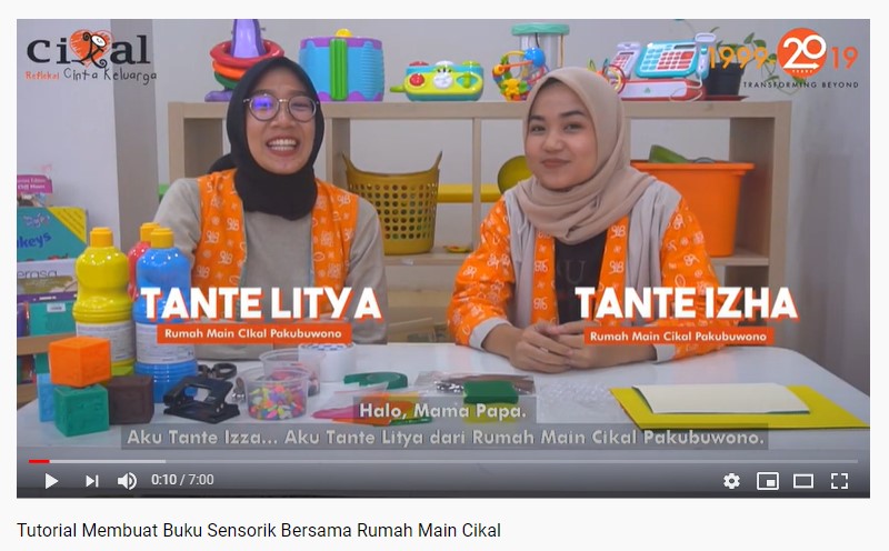 3 Ide Kegiatan Unik dari Rumah Main Cikal Bagi Anak-Anak Usia Dini Selama #DiRumahAja 