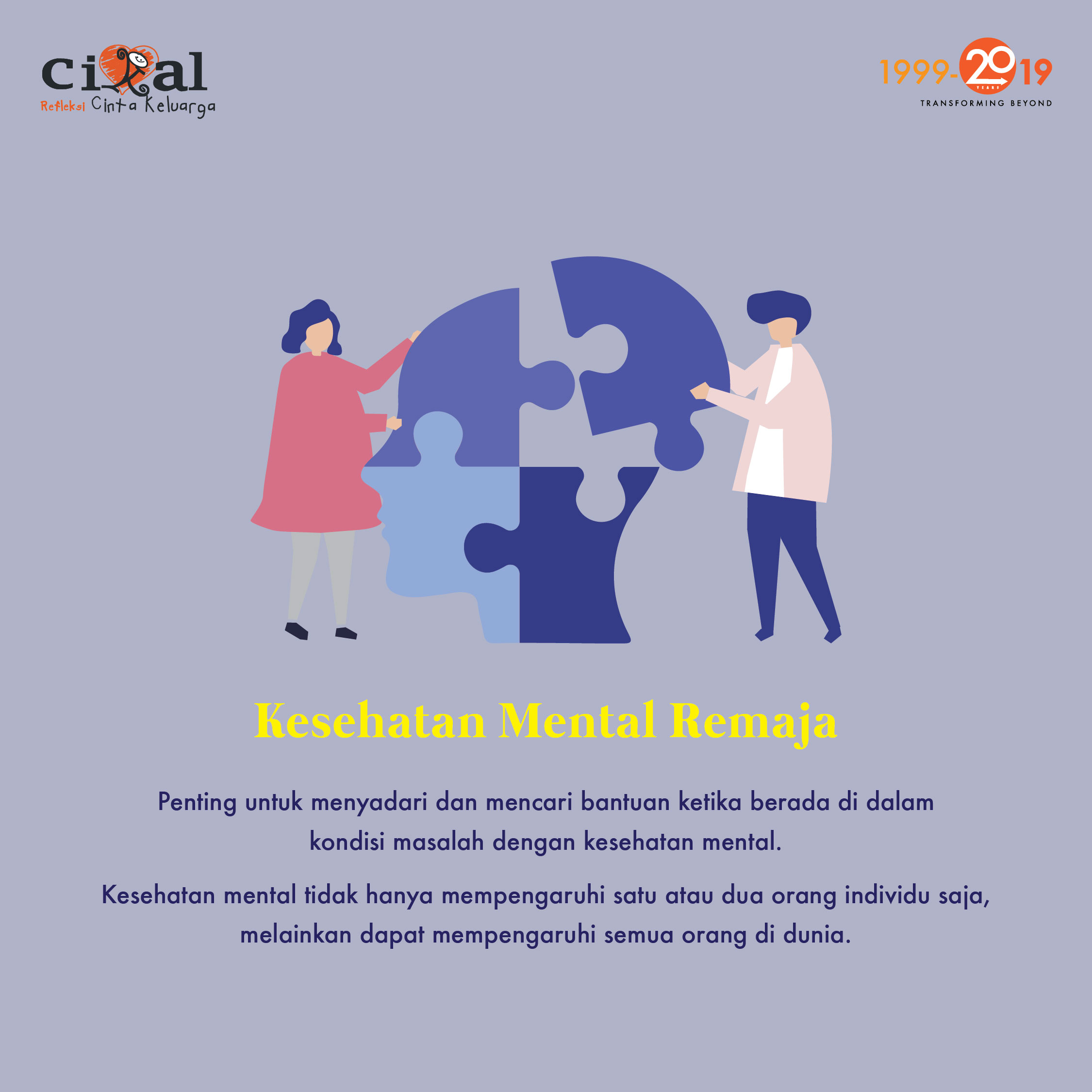 Deteksi Dini Kesehatan Mental Remaja, Kenali Tanda dan Cara Menjaganya