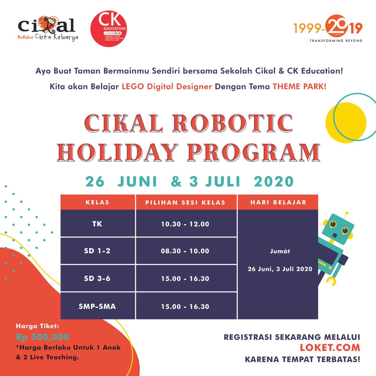 CIKAL ROBOTIC HOLIDAY PROGRAM 