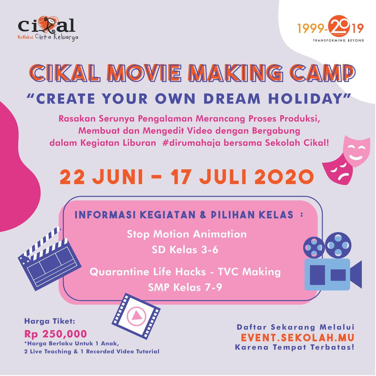 Cikal Holiday Program : Movie Making Camp 