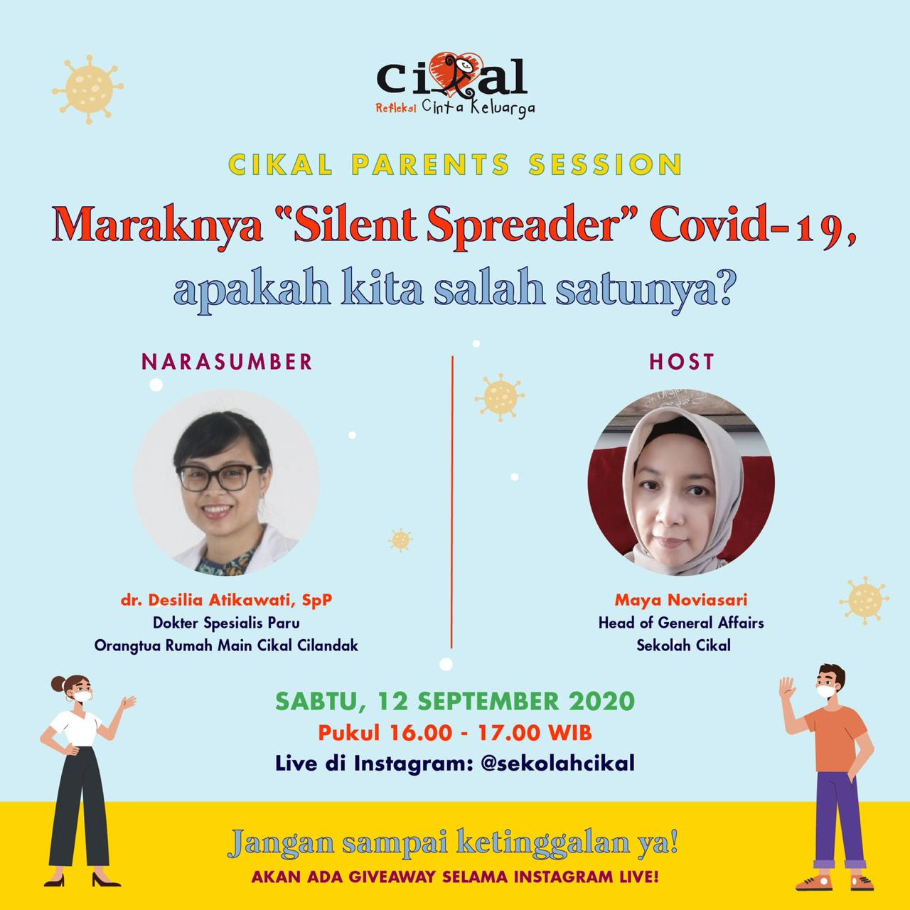 CIKAL PARENTS SESSION - EDISI PANDEMI COVID-19