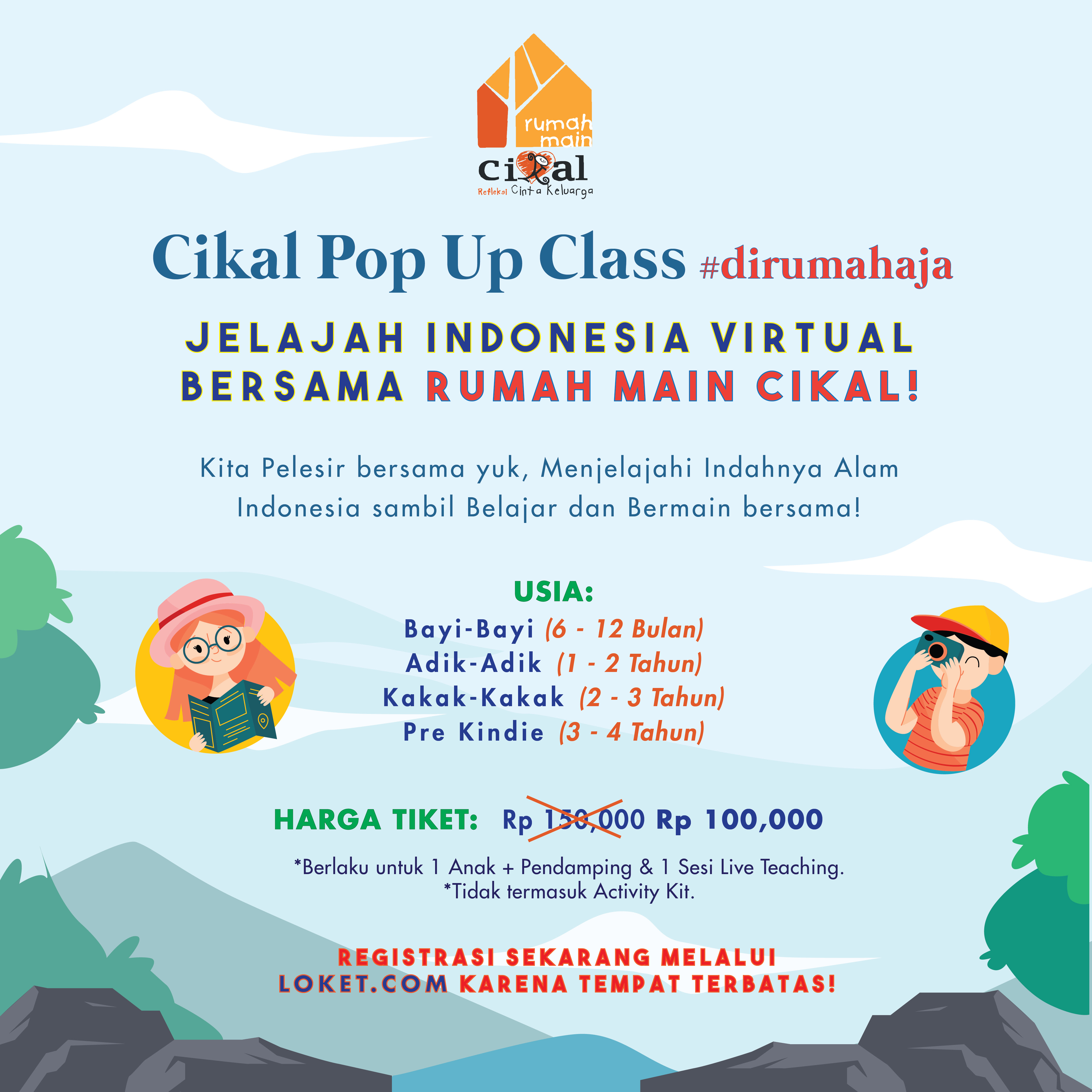 CIKAL POP UP CLASS EDISI SEPTEMBER 2020