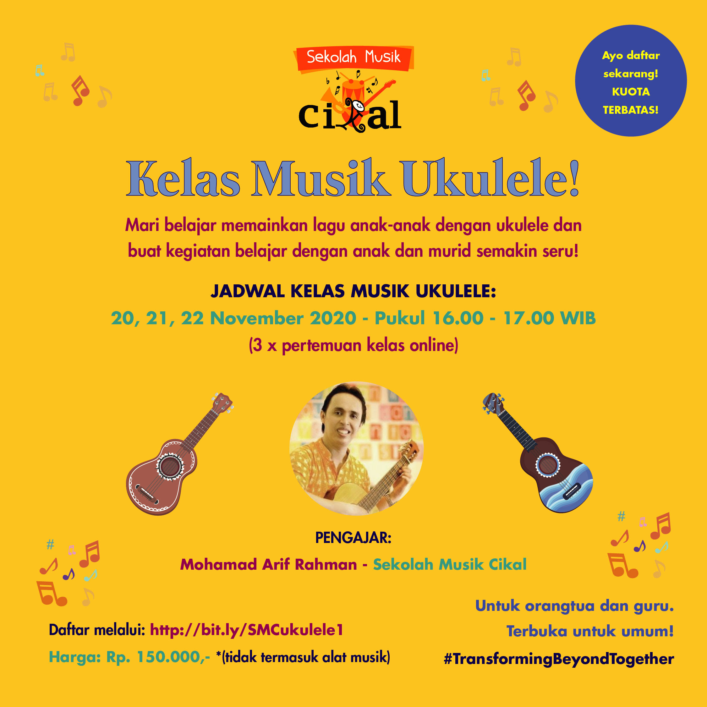 Sekolah Musik Cikal : Kelas Musik Ukulele