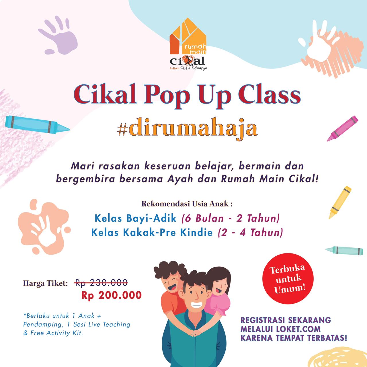 Cikal Pop Up Class : Edisi Hari Ayah Nasional! 