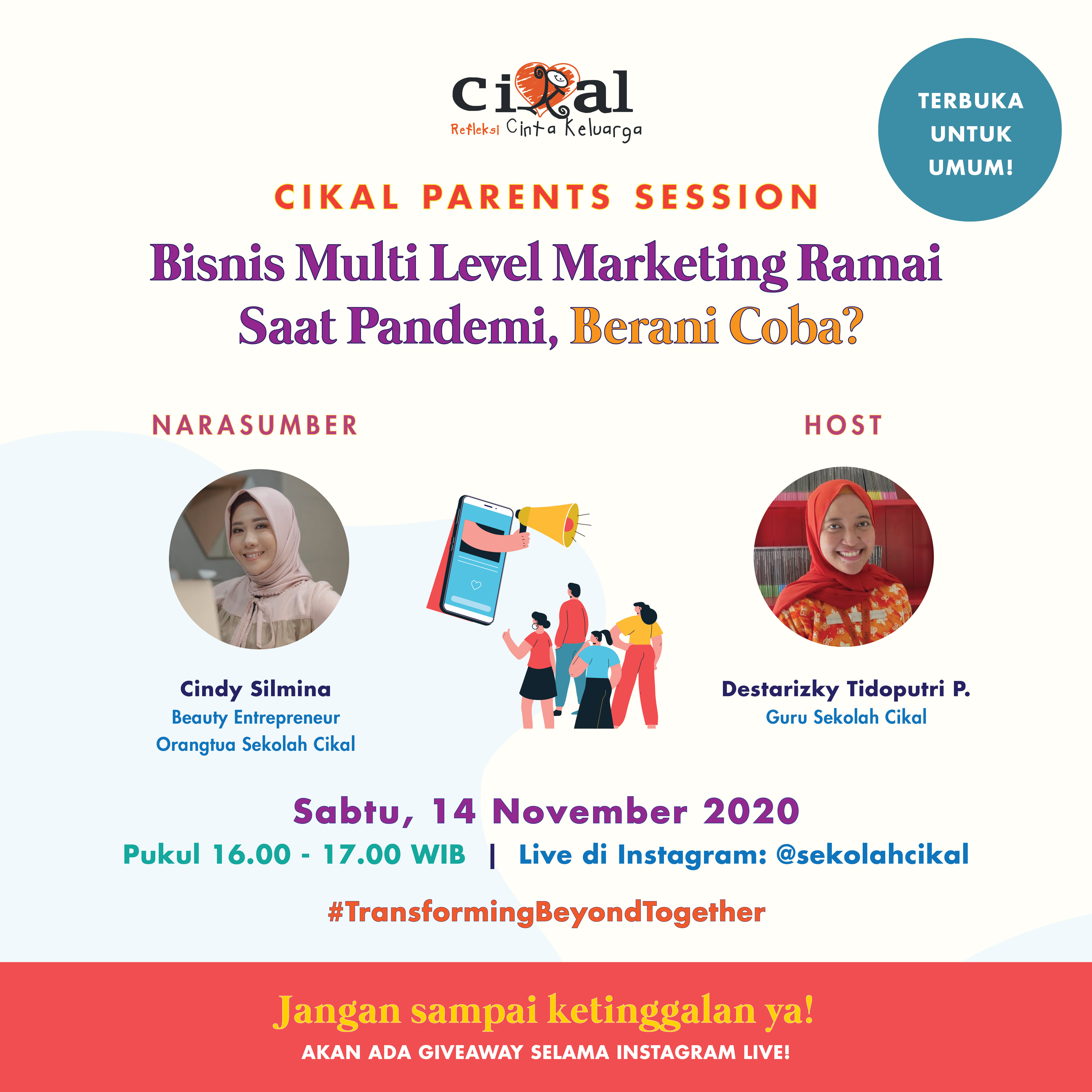 Cikal Parents Session : Bisnis Multi Level Marketing Ramai Saat Pandemi, Berani Coba?