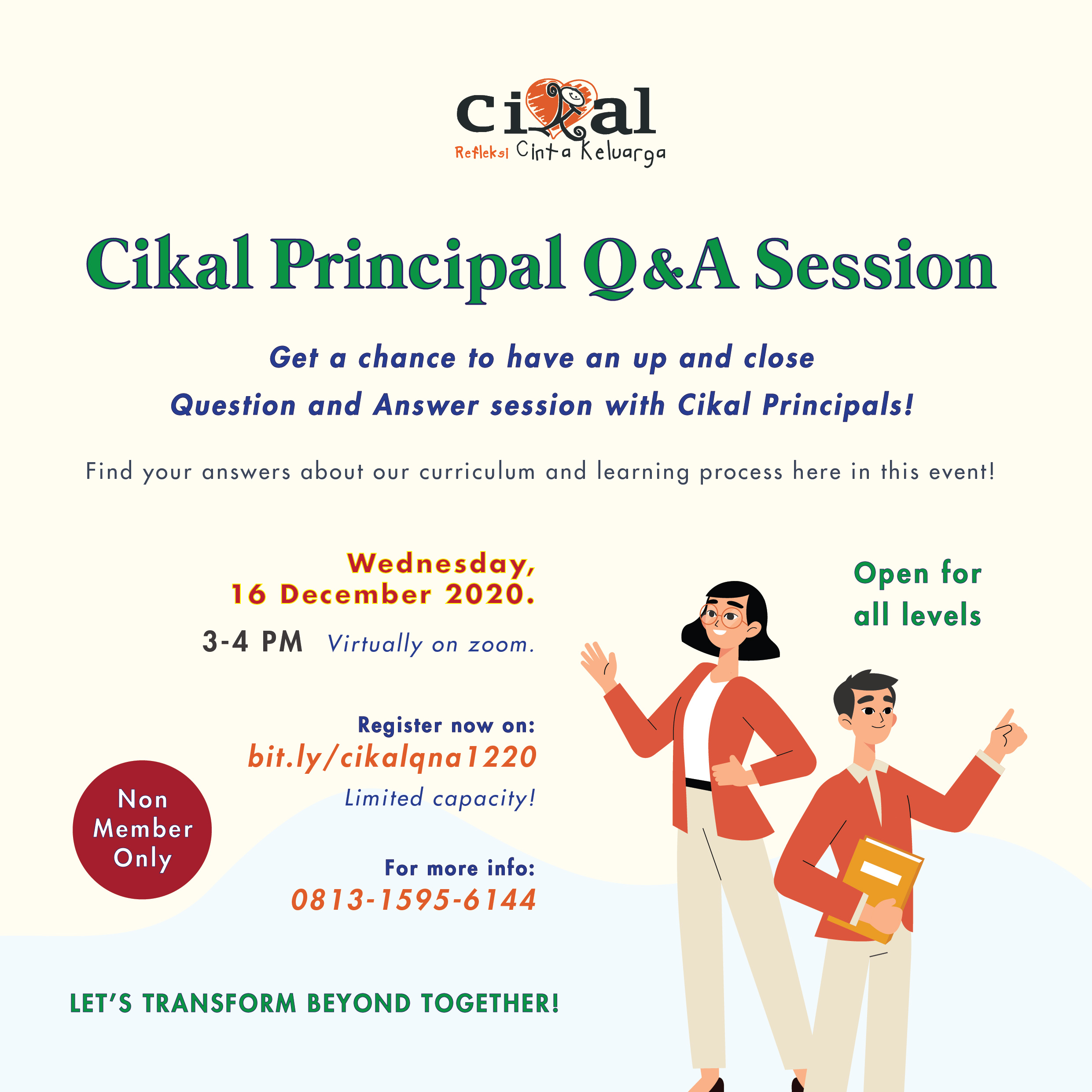 CIKAL Q&A SESSION WITH PRINCIPALS (OPEN FOR PUBLIC)