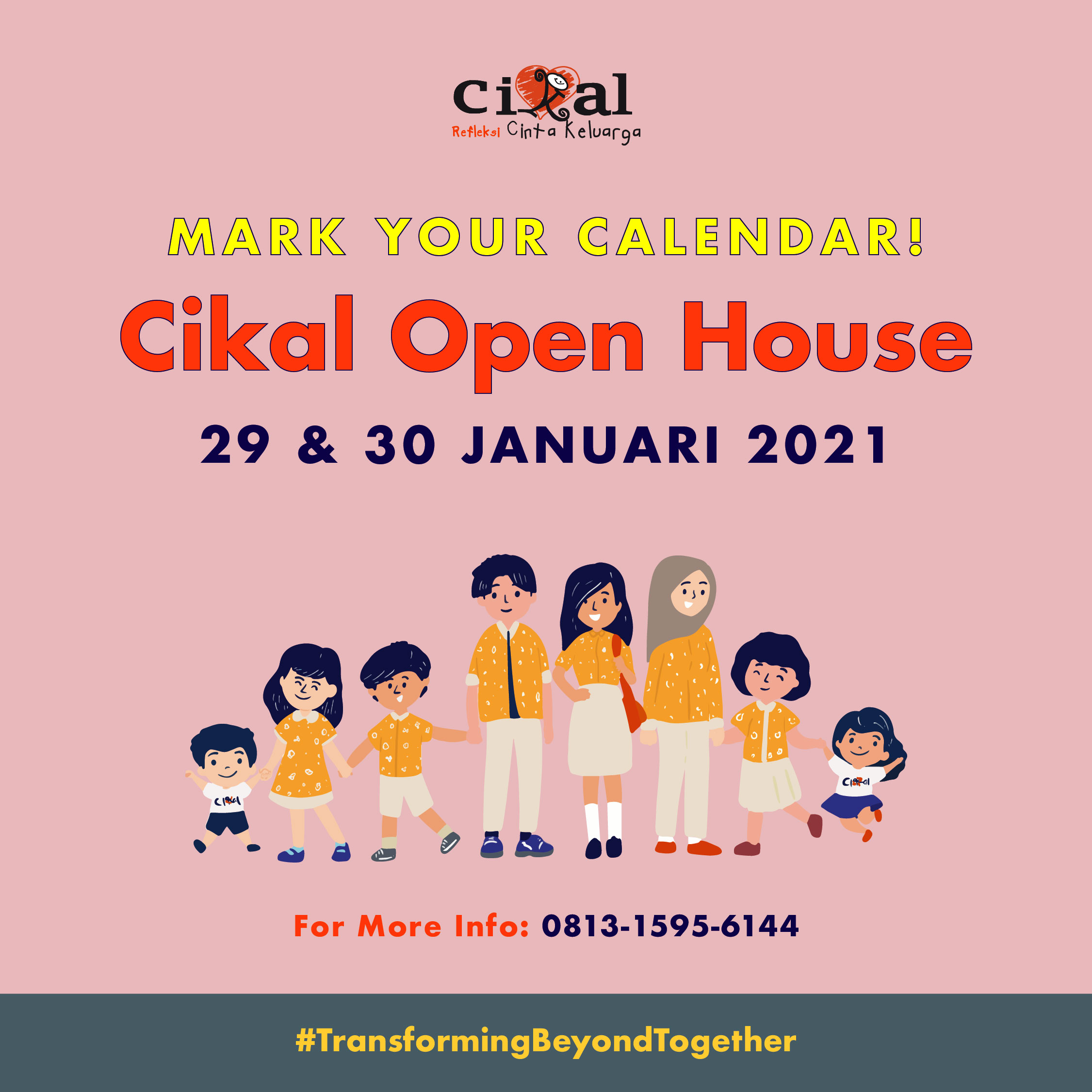 OPEN HOUSE SEKOLAH CIKAL DAN RUMAH MAIN CIKAL 