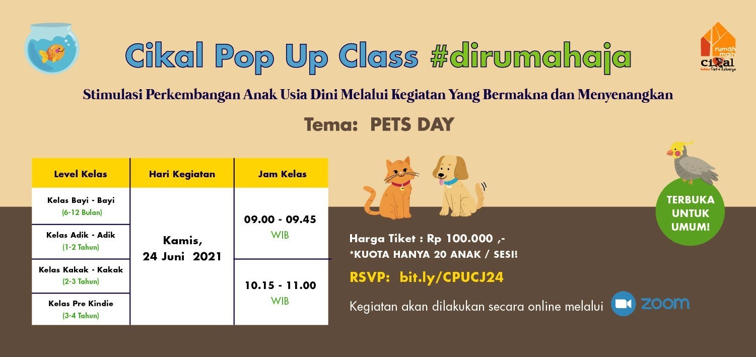 CIKAL POP-UP CLASS (24 JUNI 2021)