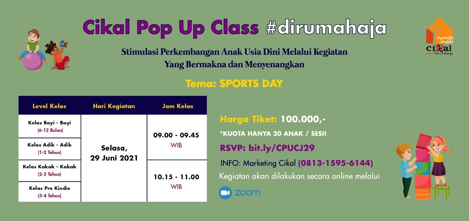 CIKAL POP UP CLASS (29 Juni 2021)