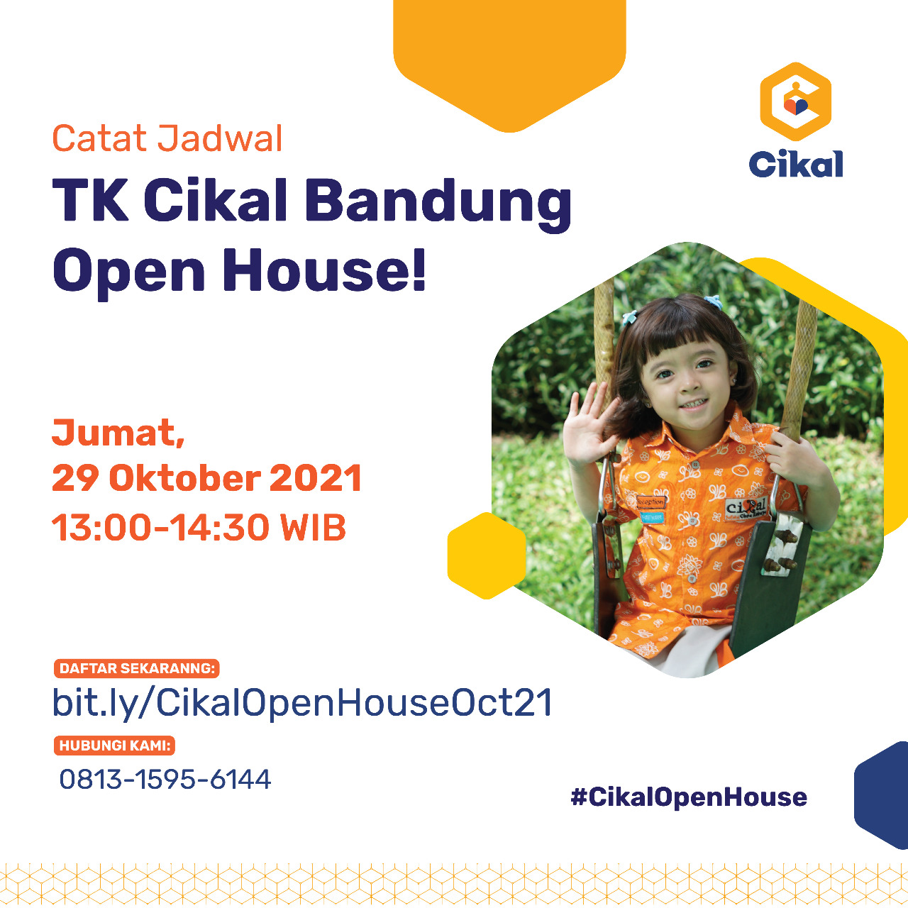 Open House TK Cikal Bandung (Oktobet 2021)