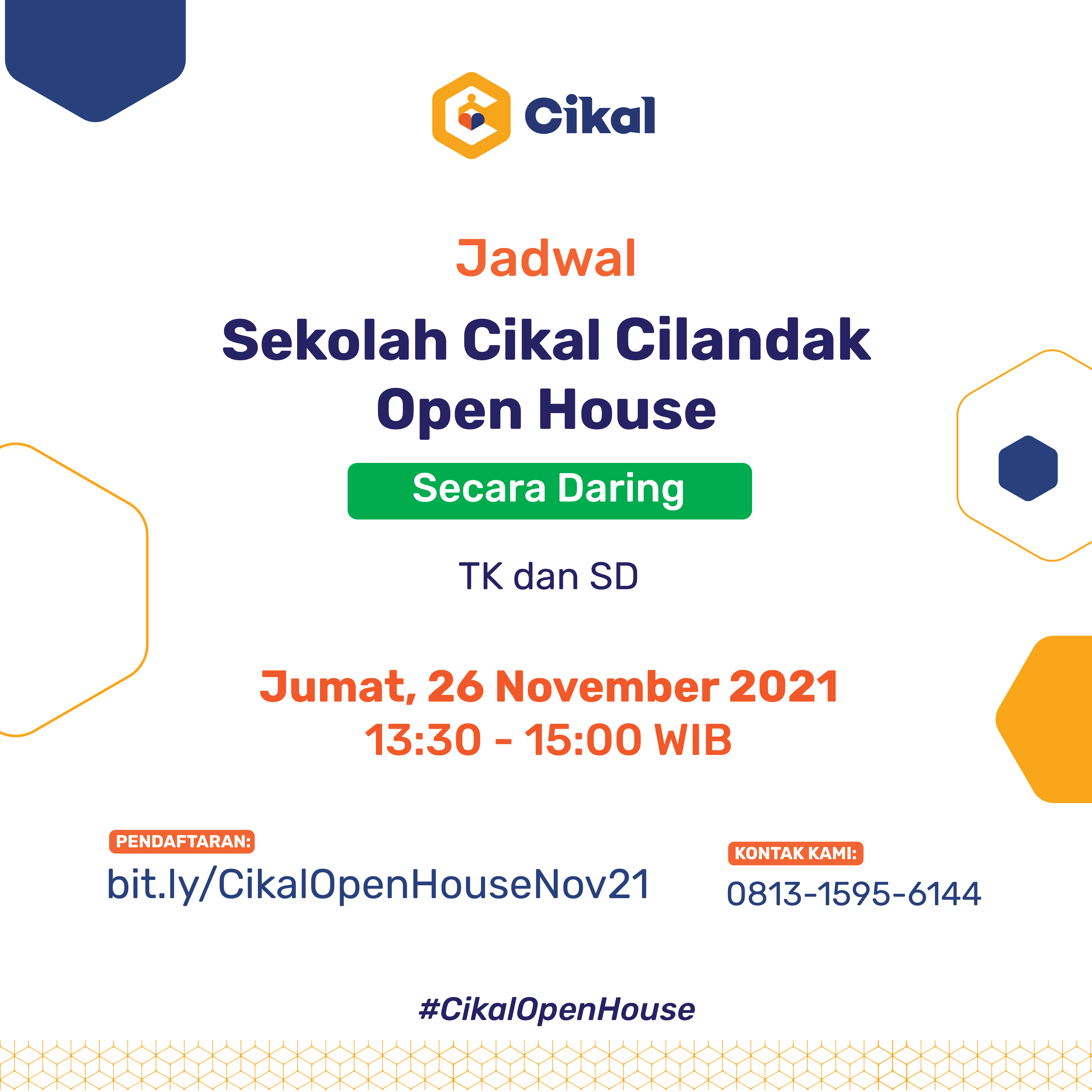 Open House Virtual Sekolah Cikal Cilandak 