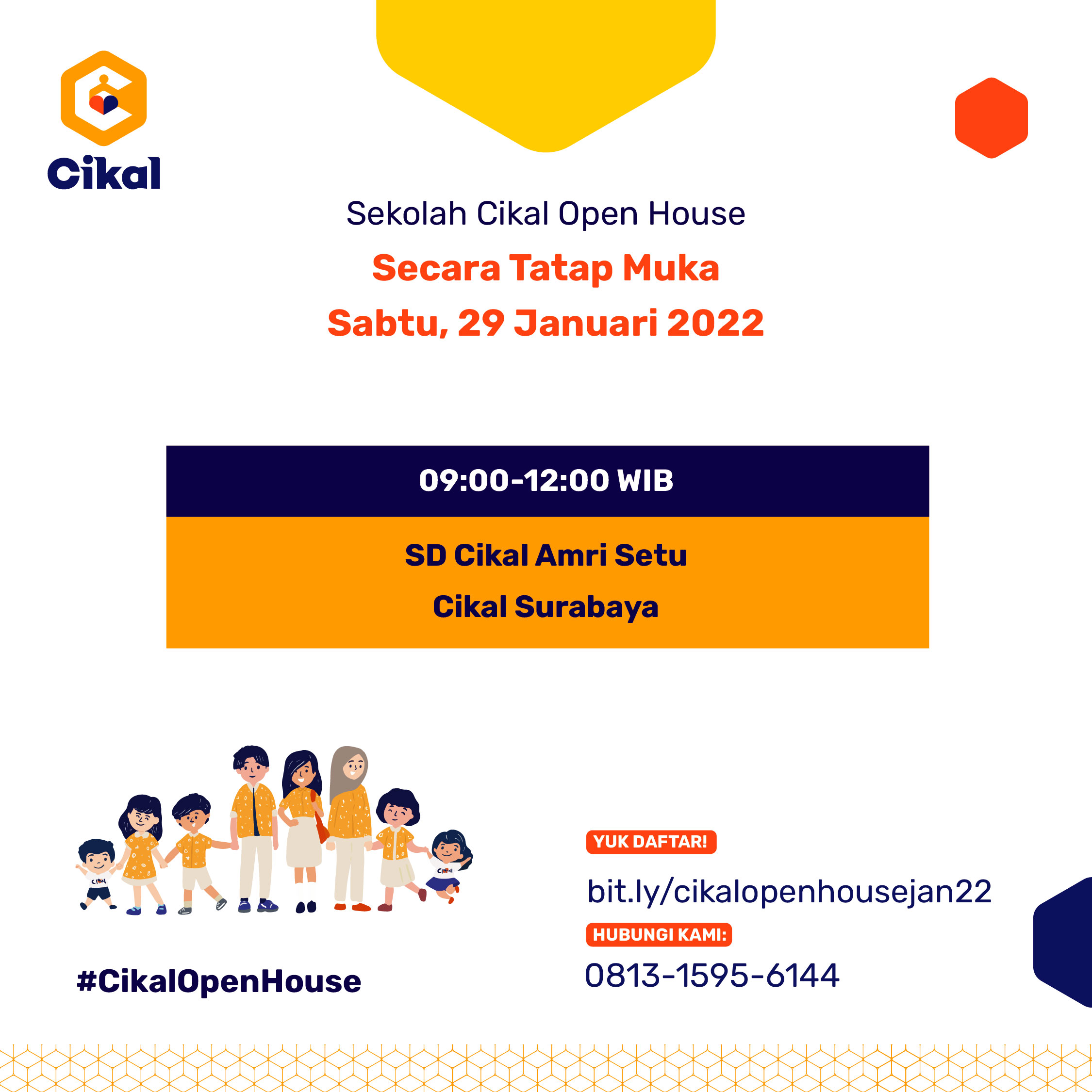 Sekolah Cikal Surabaya Open House 2022