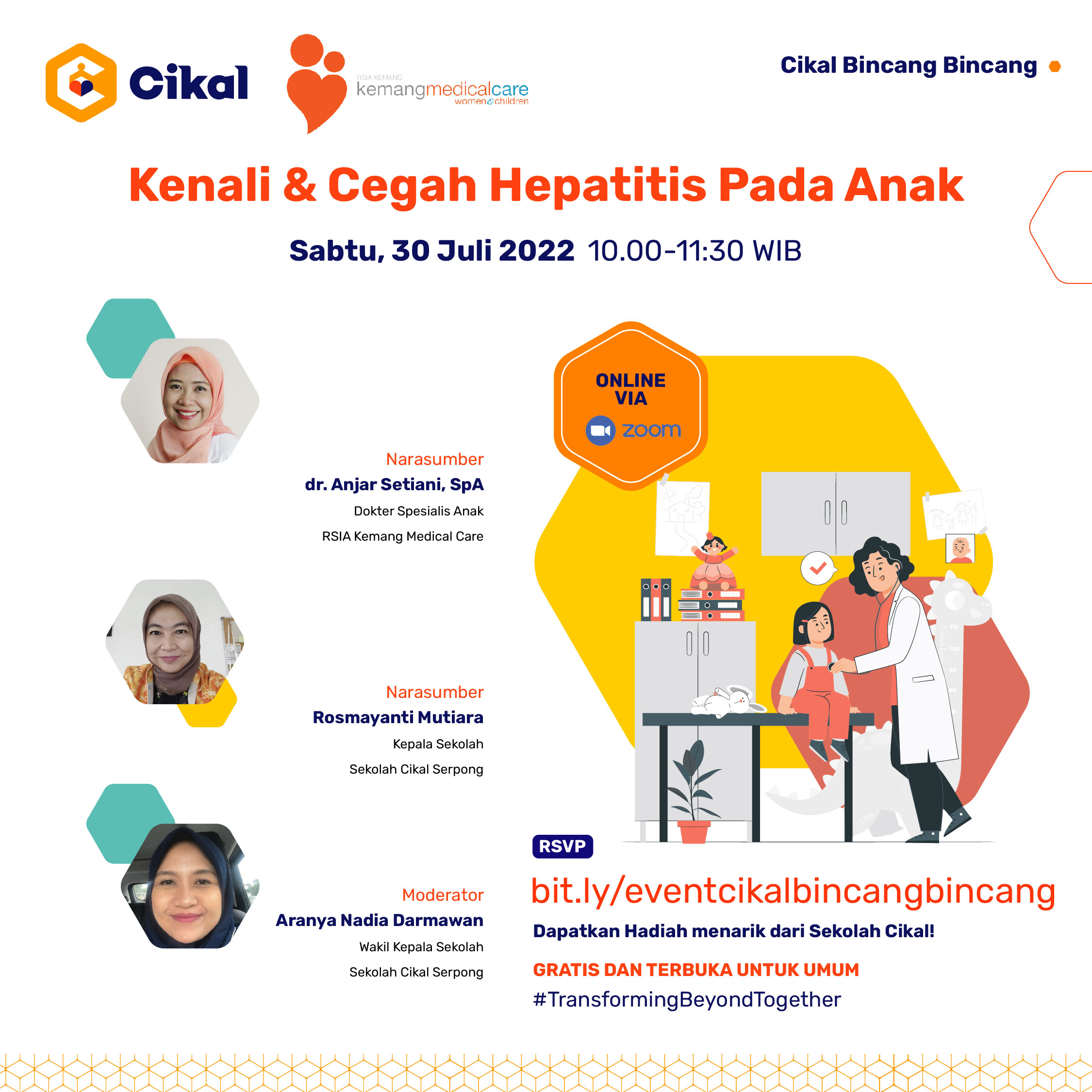 Cikal Bincang-Bincang : Kenali dan Cegah Hepatitis Pada Anak 