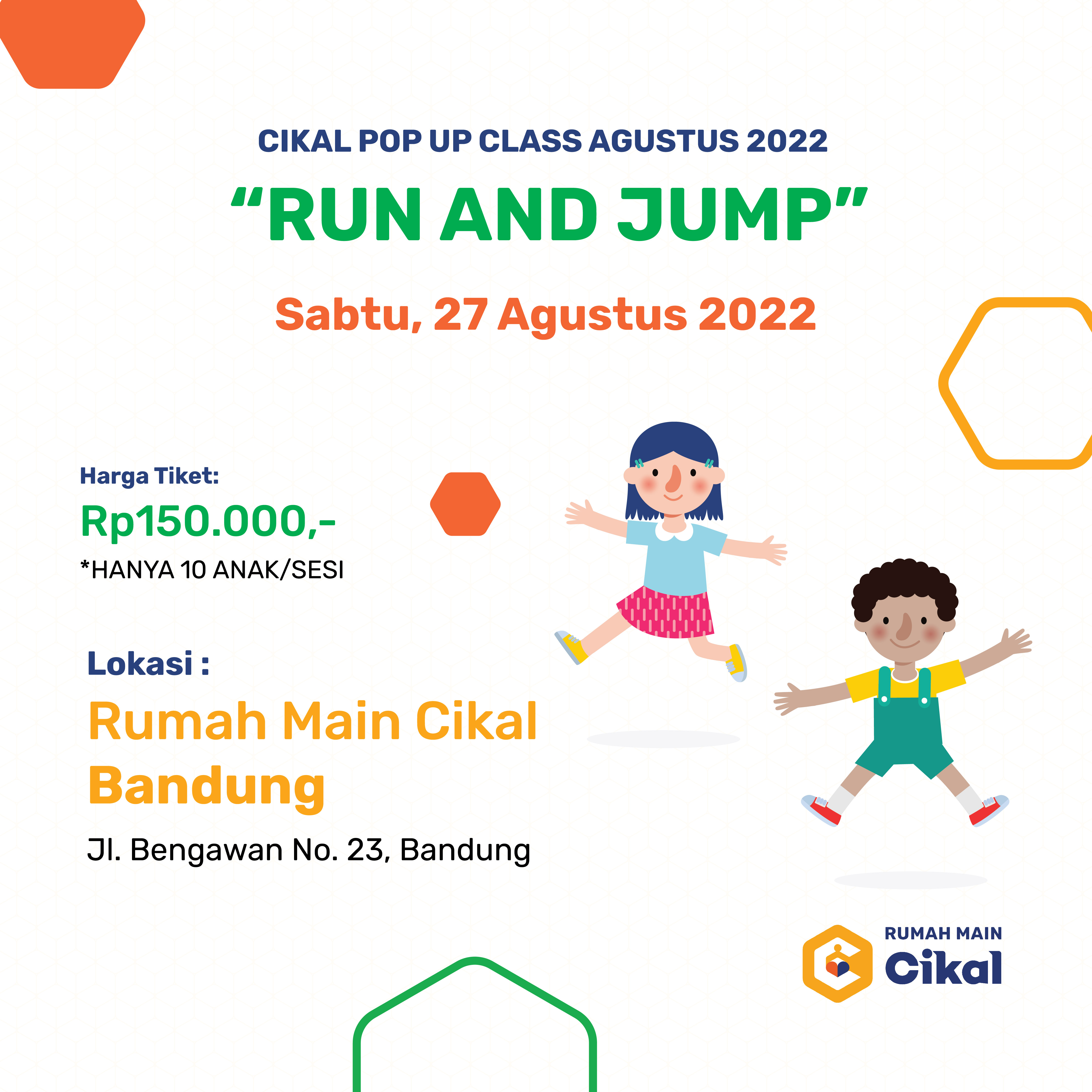 Cikal Pop up Class Rumah Main Cikal Bandung (Agustus 2022)