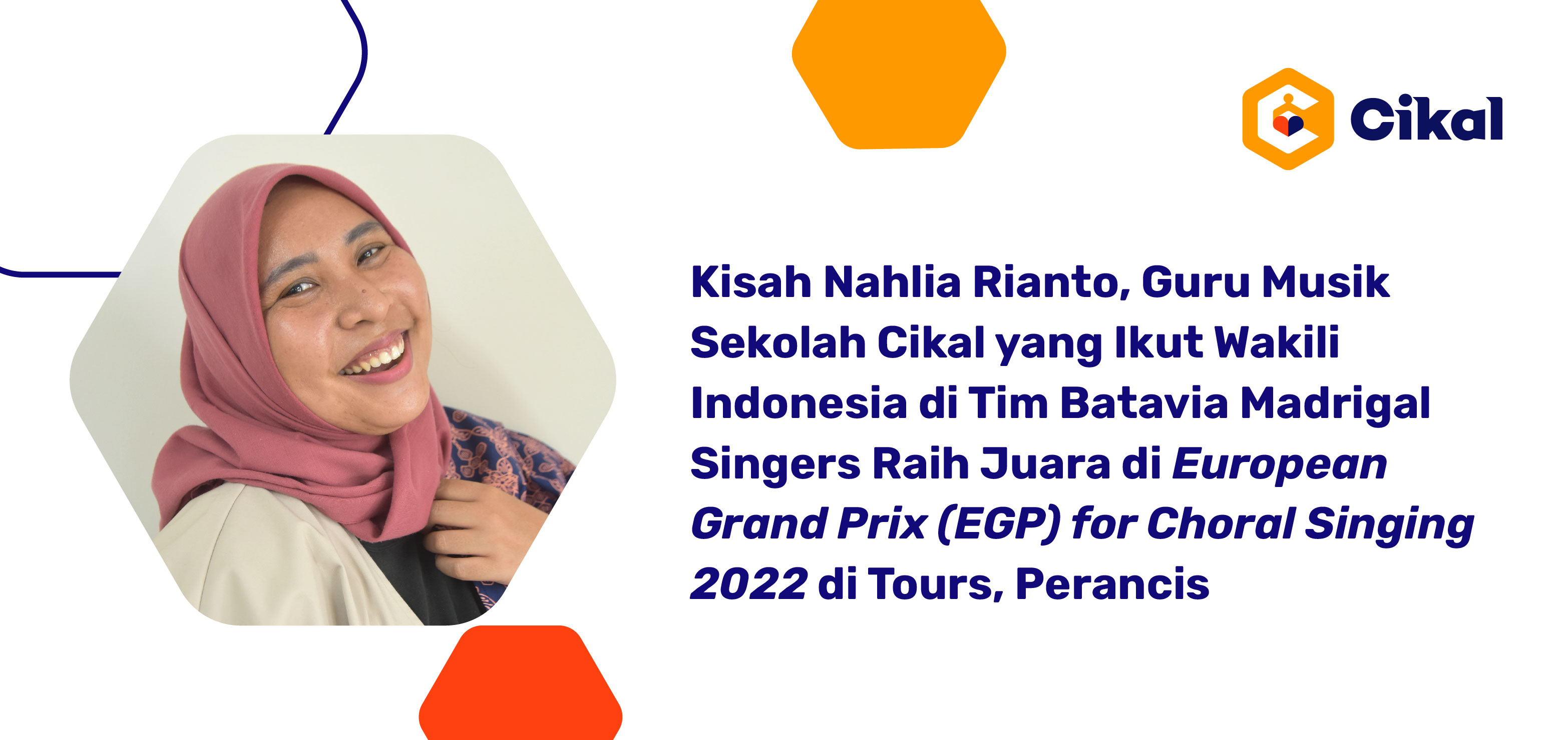 Kisah Nahlia Rianto, Guru Musik Sekolah Cikal yang Ikut Wakili Indonesia di Tim Batavia Madrigal Singers Raih European Grand Prix (EGP) for Choral Singing 2022 di Tours, Prancis