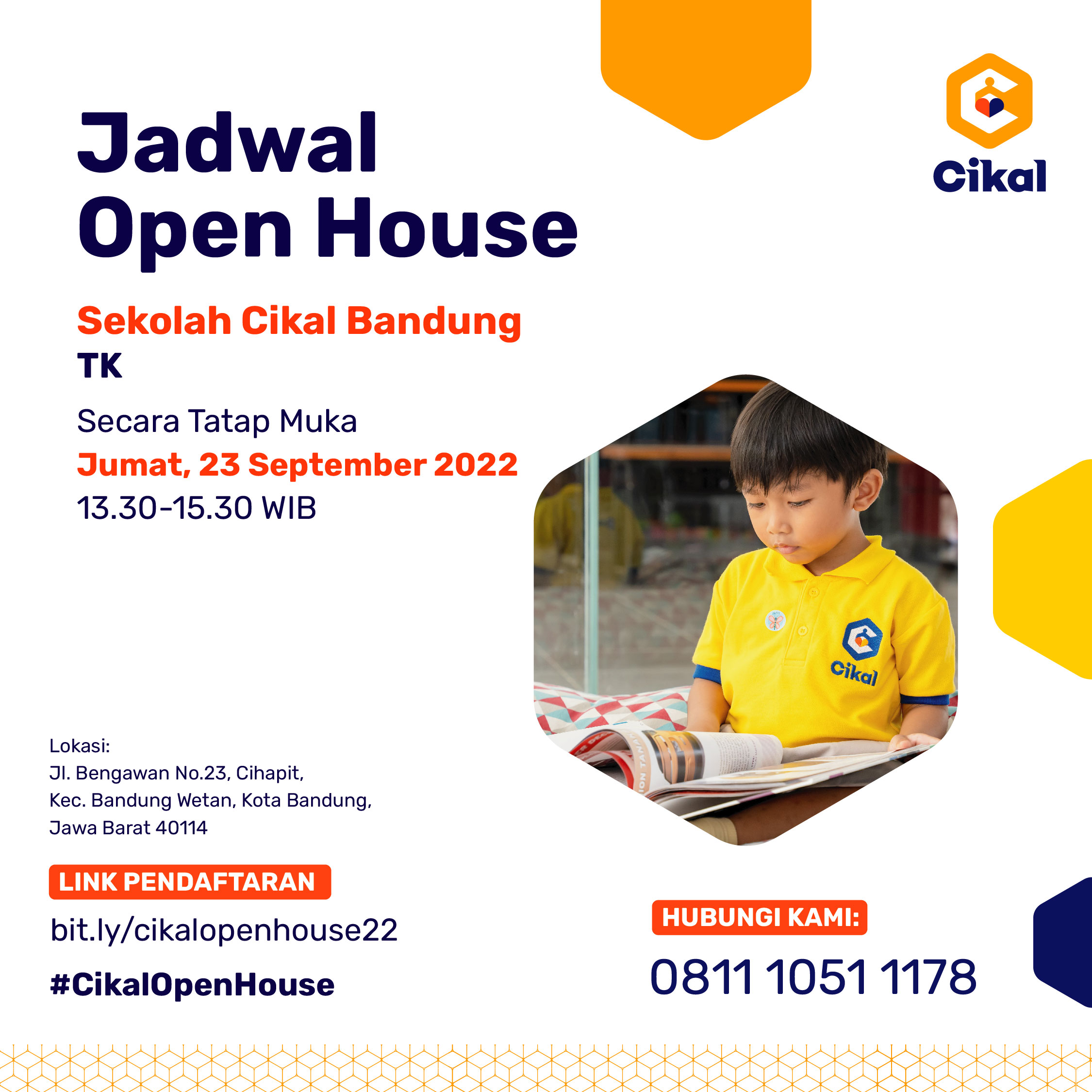 Open House Sekolah Cikal Bandung September 2022