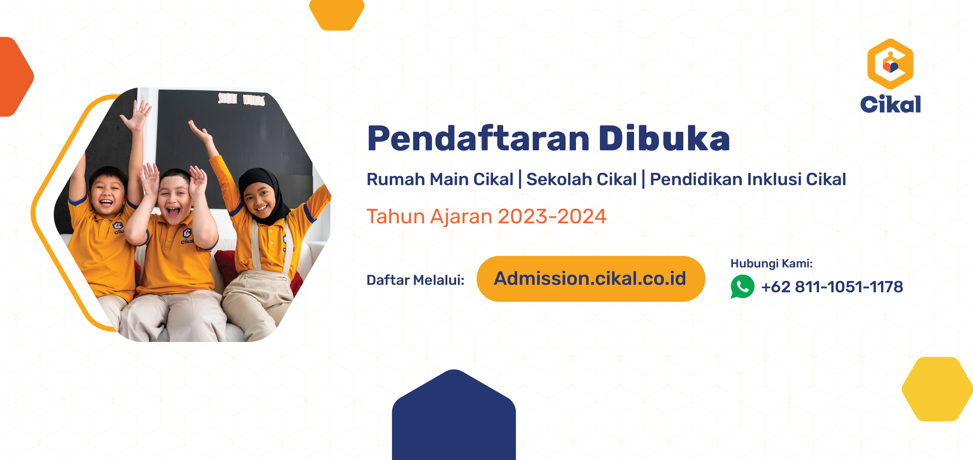 Pendaftaran Rumah Main Cikal, Sekolah Cikal, dan Pendidikan Inklusi Cikal Tahun Ajaran 2023/2024 Resmi Dibuka!