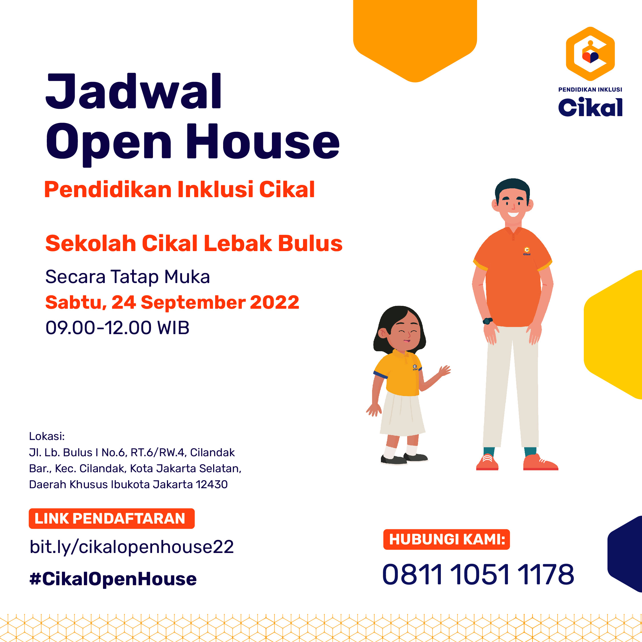 Open House Pendidikan Inklusi Cikal - Sekolah Cikal Lebak Bulus September 2022