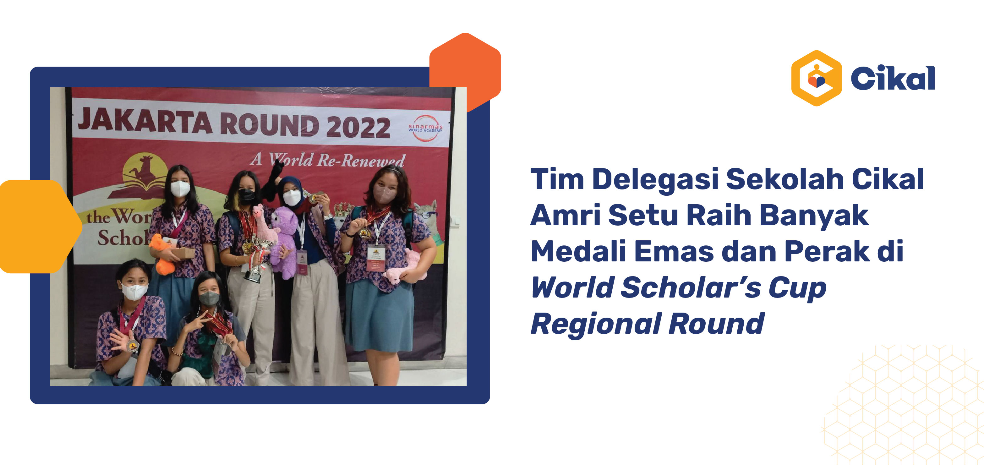 Tim Delegasi Sekolah Cikal Amri Setu Raih Banyak Medali Emas dan Perak di World Scholar’s Cup Regional Round 