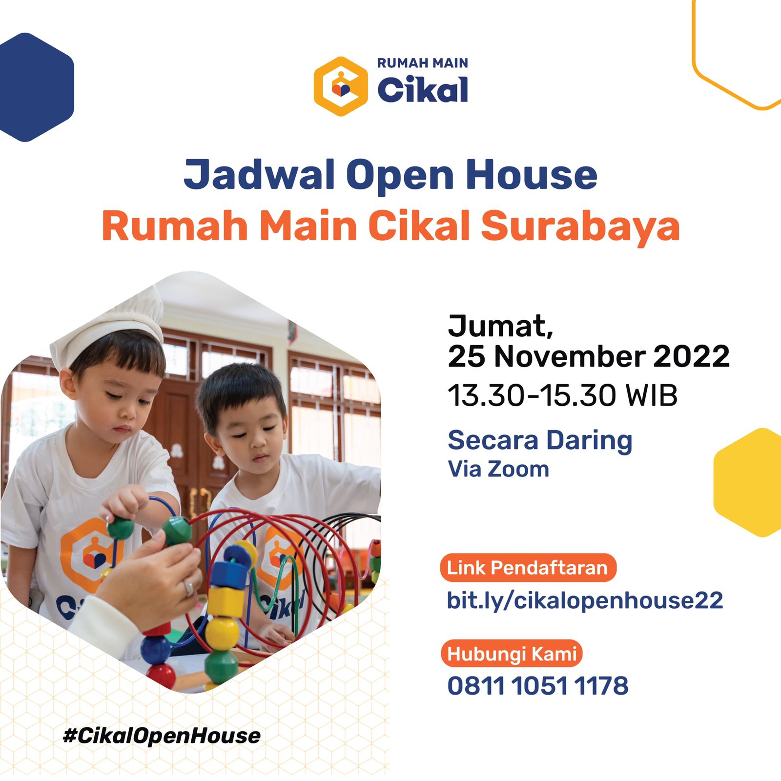 Cikal Open House November 2022 : Rumah Main Cikal Surabaya
