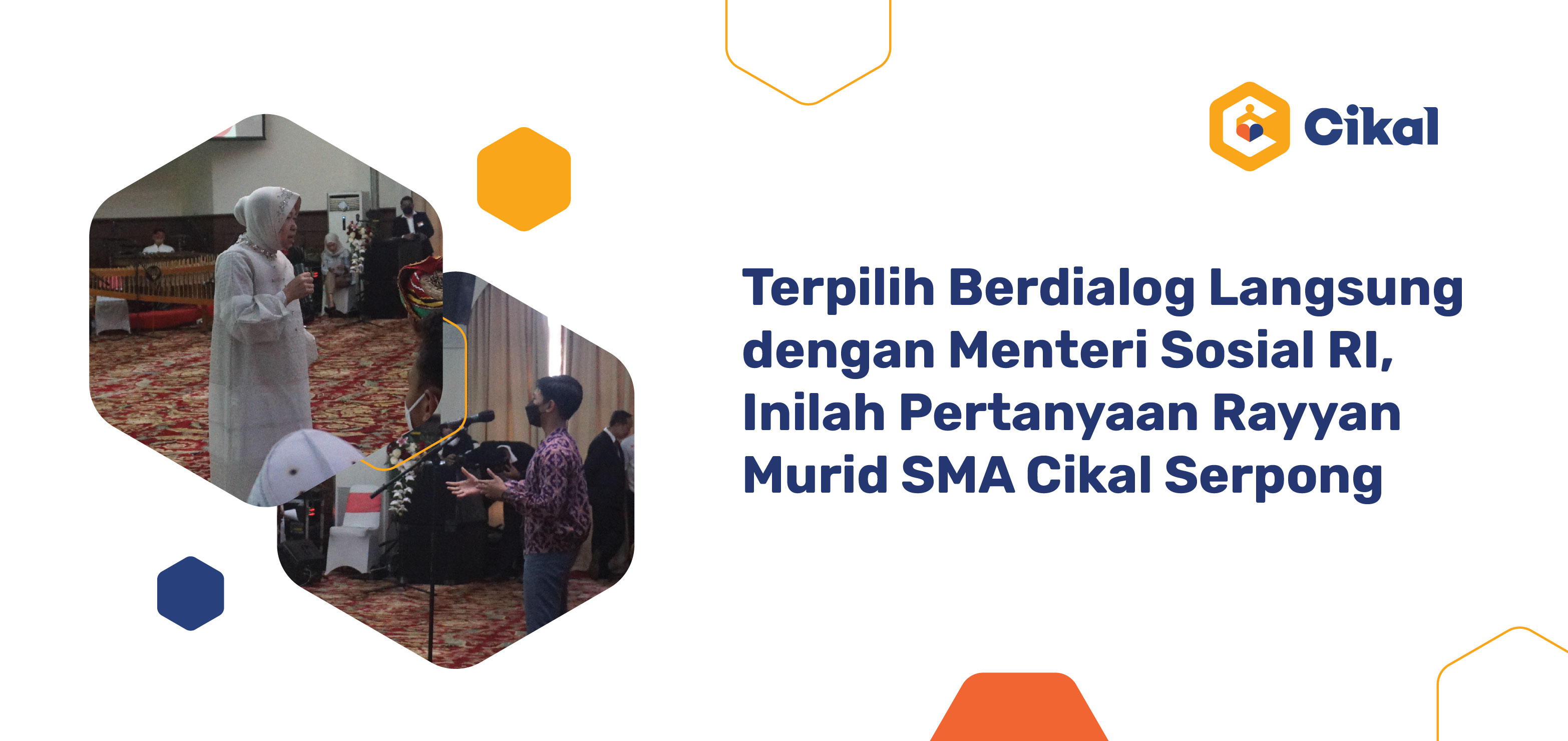 Terpilih Berdialog Langsung dengan Menteri Sosial RI, Inilah Pertanyaan Rayyan Murid SMA Cikal Serpong