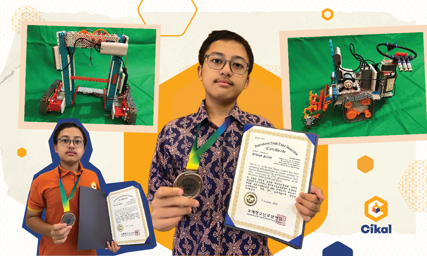 Wakili Indonesia, Siswa SMP Ini Juara Kompetisi Robot di Korea