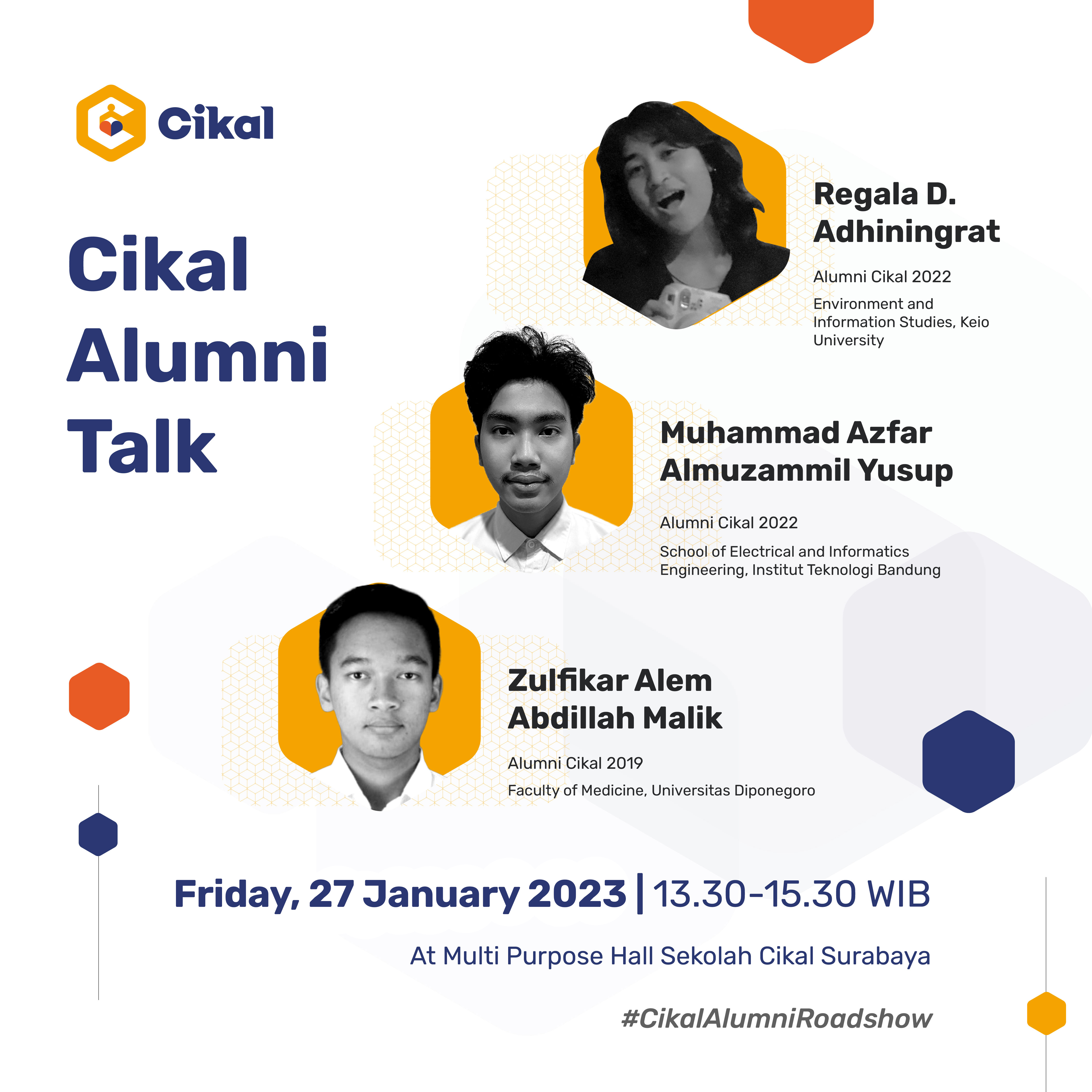 Cikal Alumni Talk Sekolah Cikal Surabaya (For Cikal Students Only)