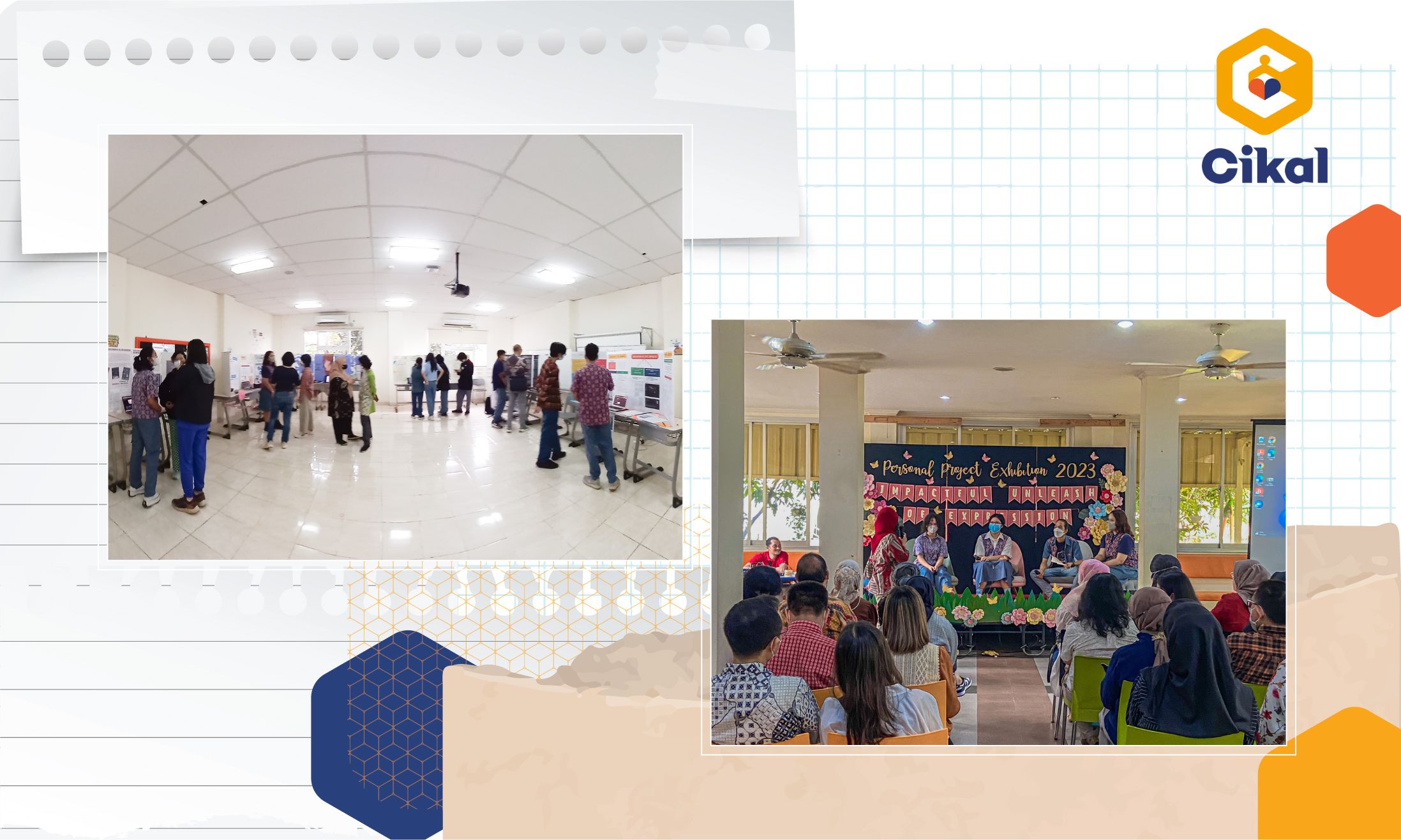Potret Personal Project Exhibition, Pameran Karya dan Asesmen Pembelajaran Kelas 1 SMA Sekolah Cikal Amri Setu 2023