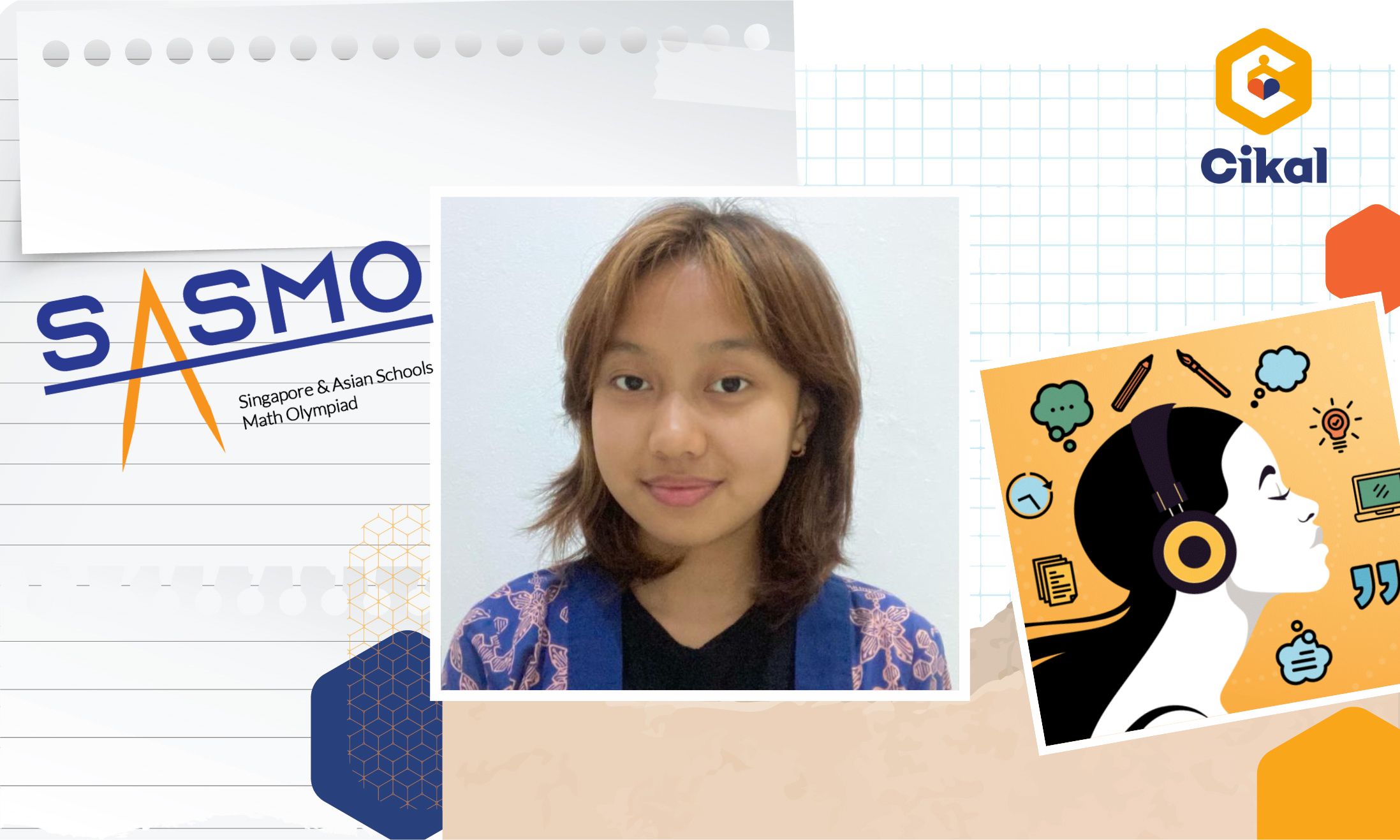 Siti Aisyah, Murid SMA Cikal Amri Setu, Wakili Indonesia