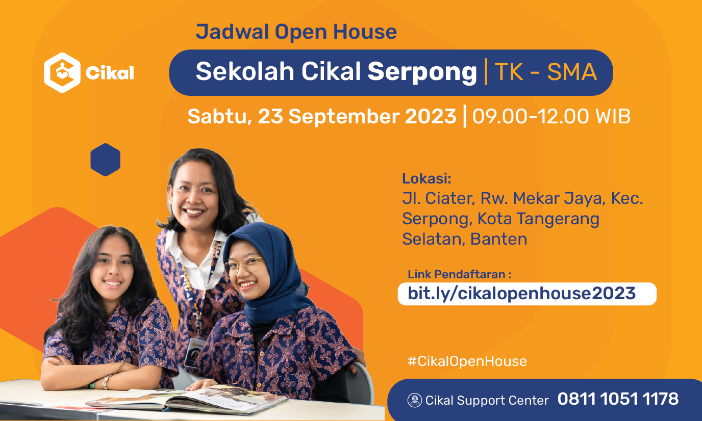 Sekolah Cikal Serpong Cikal Open House September 2023