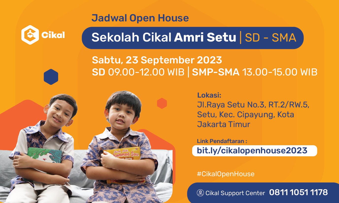 Sekolah Cikal Amri Setu Open House September 2023