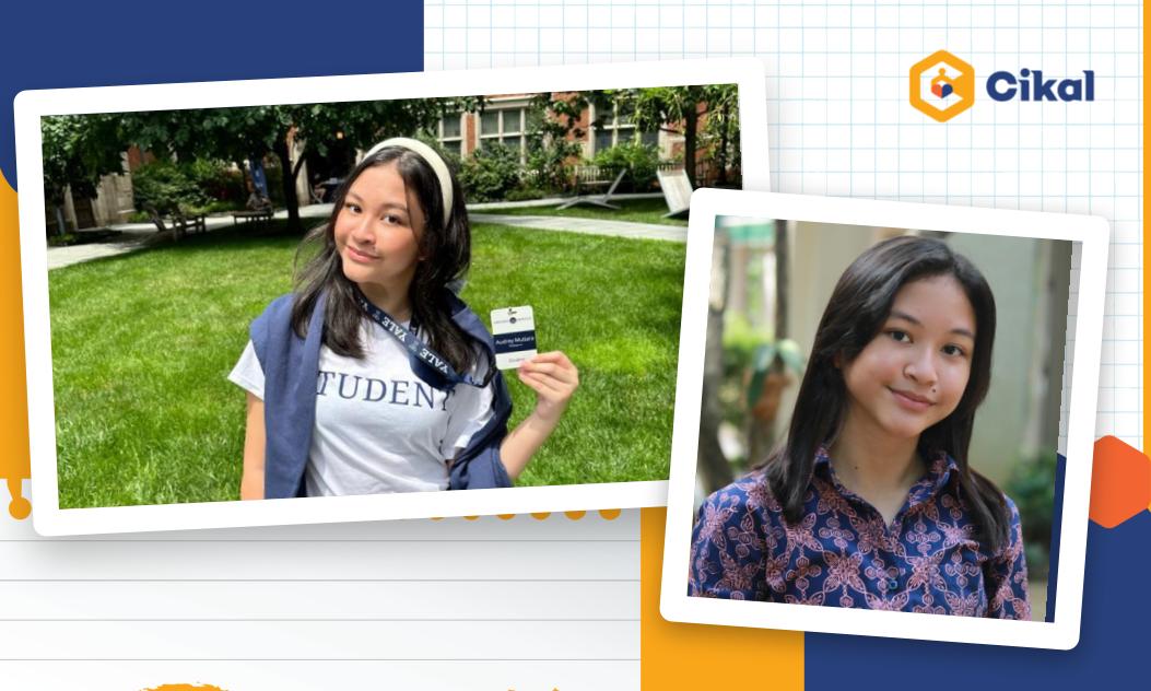 Cerita Audrey, Murid SMP Cikal Lebak Bulus, Raih Penghargaan di YALE University Summer Camp 2023