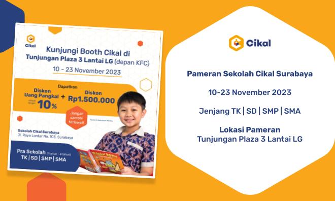 Pameran Sekolah Cikal Surabaya di Tunjungan Plaza
