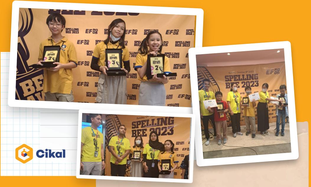3 Murid SD Cikal Serpong Sukses Asah Resiliensi Diri di Kompetisi Spelling Bee Tingkat Kota dan Nasional! 