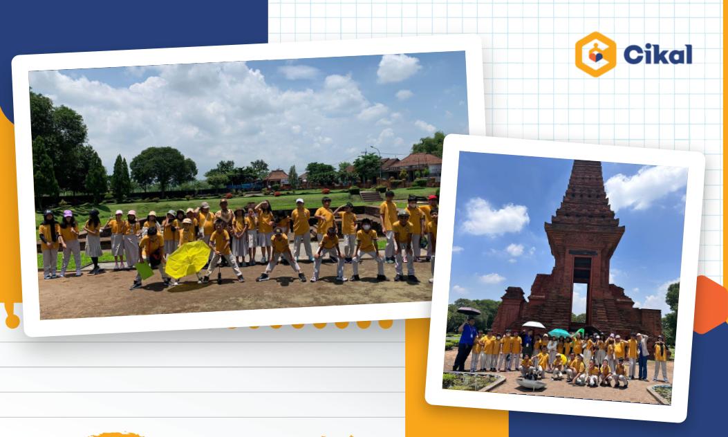 Murid Kelas 4 SD Cikal Surabaya Field Trip ke Trowulan