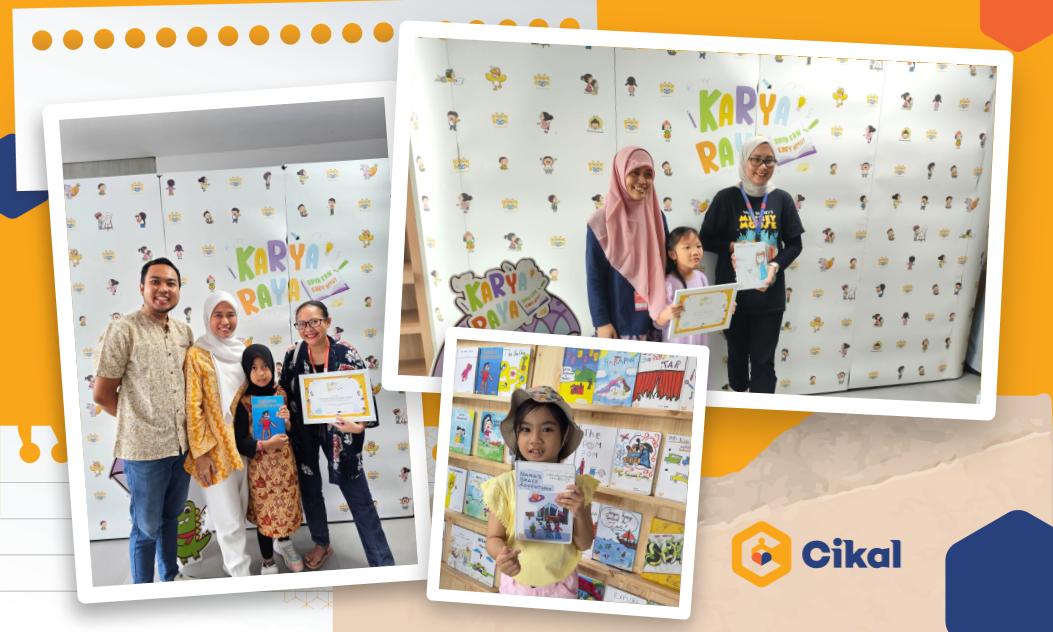 Potret 3 Penulis Muda dari SD Cikal dan Karyanya  di Perpustakaan Jakarta 