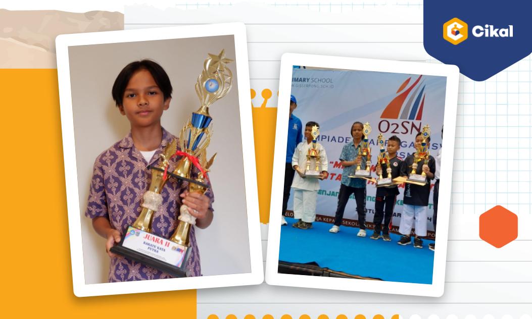Cerita Enzo, Murid SD Cikal Serpong, Raih Juara 2 Lomba O2SN Cabang Karate Tingkat Kecamatan!