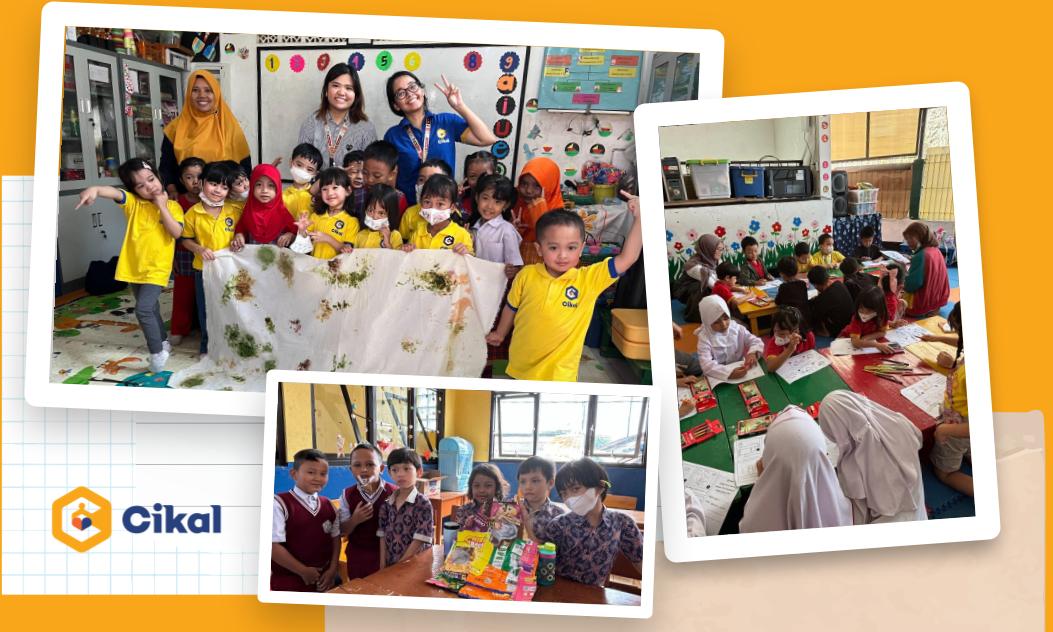 Murid-Murid TK dan SD Cikal Bandung Gerakkan 3 Cikal Aksi-Aksi Berikut  ini! 