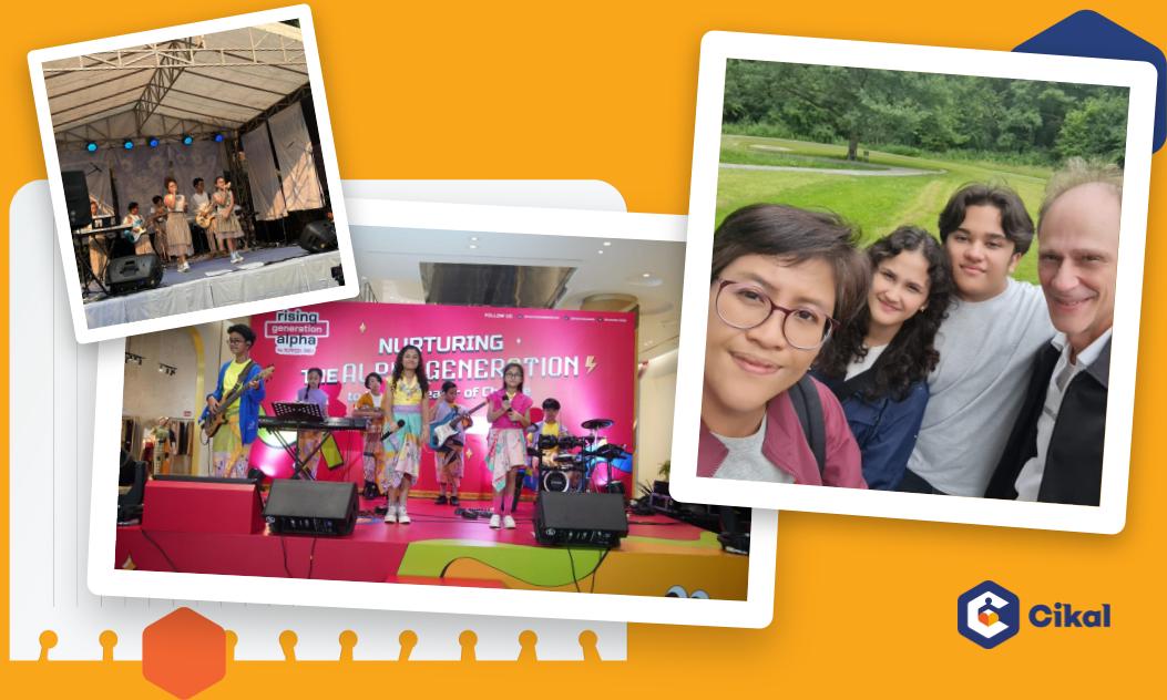 Potret Keluarga dan Murid Sekolah Cikal Dukung dan Jadi Bagian dari Acara Inspiratif Nasional