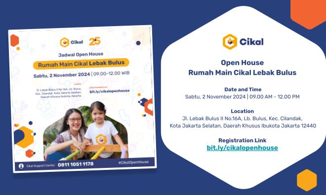 Open House Rumah Main Cikal Lebak Bulus (November 2024)