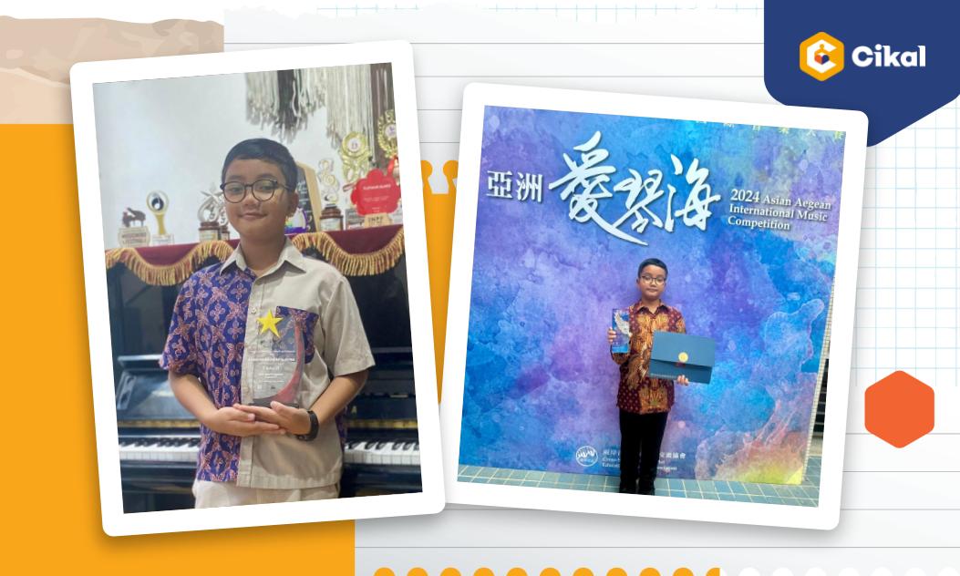Cerita Arya, Pianis Muda SMP Cikal Amri Setu, Raih Belasan Prestasi Nasional-Internasional!