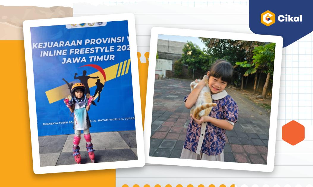 Cerita Aruna, Murid SD Sekolah Cikal Surabaya, Raih Prestasi di Kejuaraan Sepatu Roda Provinsi IX Jawa Timur 