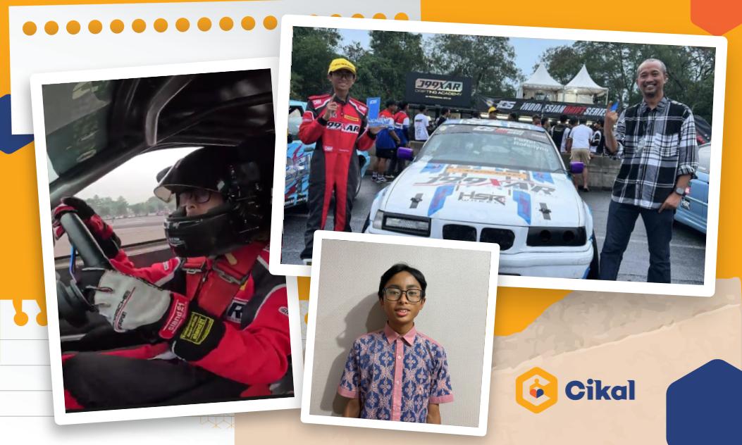 Cerita Farrel, Murid SMP Cikal Lebak Bulus, Drifter Muda Peraih Penghargaan Indonesian Drift Series 2024