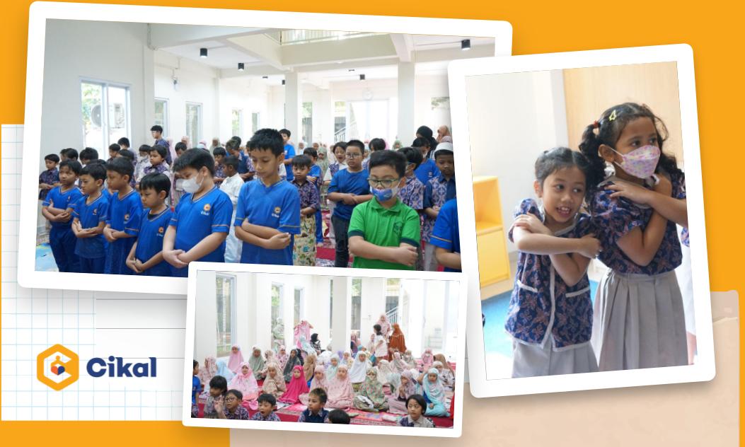 Potret Pembiasaan Doa Pagi dan Kegiatan Dhuha Murid-Murid di Sekolah Cikal Amri Setu
