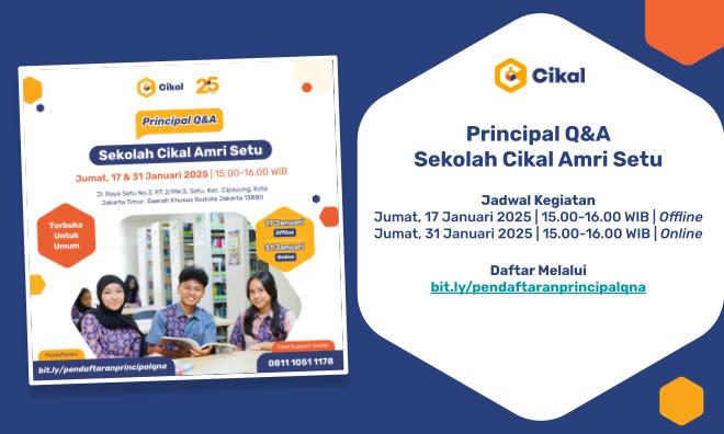 Principal QnA Sekolah Cikal Amri Setu 