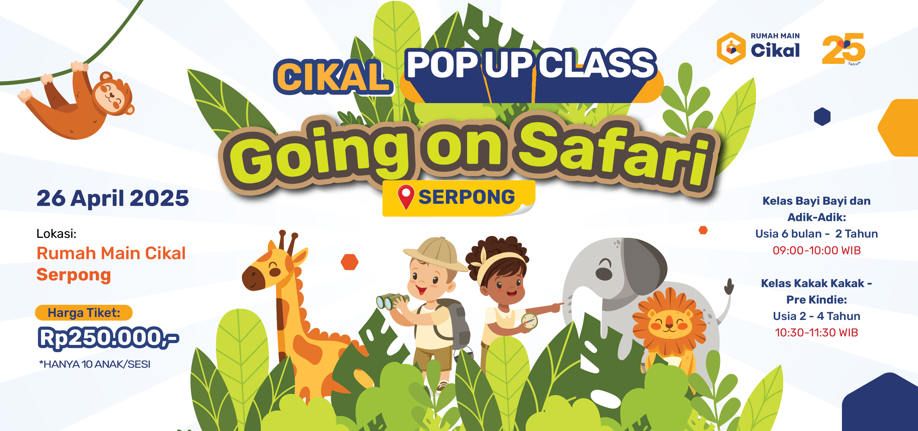 Cikal Pop Up Class Rumah Main Cikal Serpong (26 April 2025)