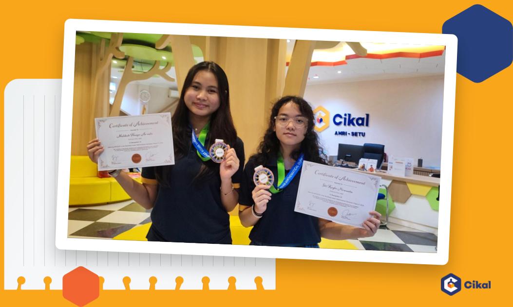 Cerita Hasya-Kayla, Dua Murid SMA Cikal Amri Setu, Peraih 2 Medali Perunggu di Kompetisi Matematika Asia Tenggara!