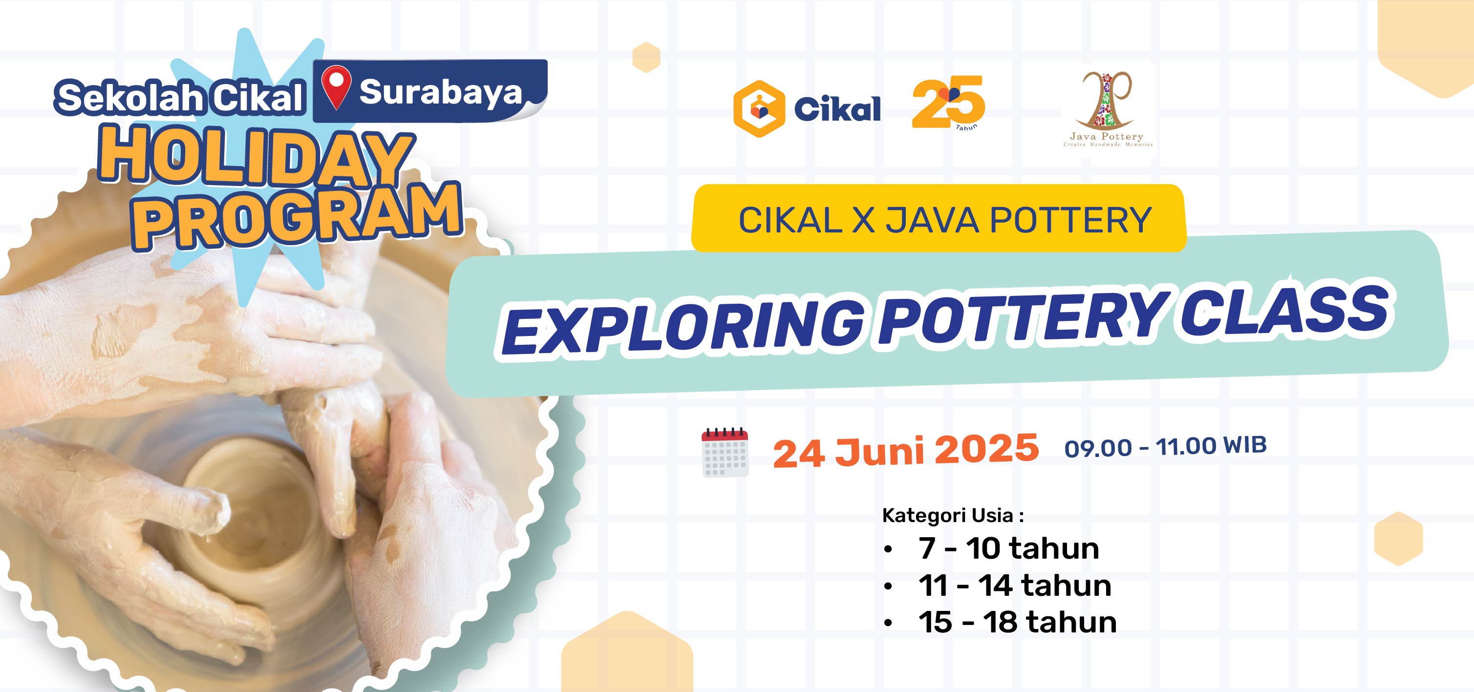 Holiday Program SD, SMP dan SMA Cikal Surabaya Juni 2025
