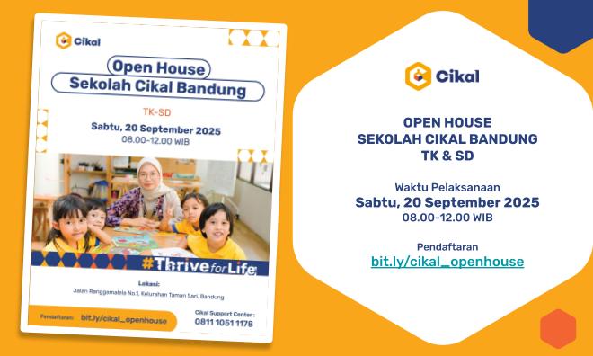 Open House Sekolah Cikal Bandung (20 September 2025)